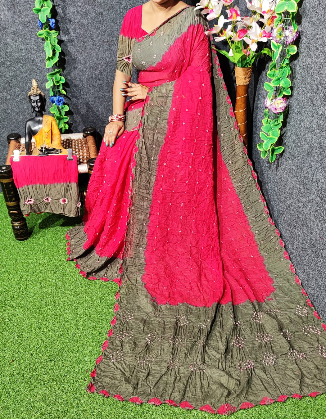 Radhe By Vip Bandhani Printed Sarees Catalog